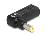 Delock Adapter USB-C zu 5.5 x 2.5 mm 90° gewinkelt - Zubehörtyp: Adapter