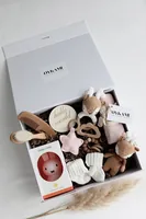 Oykami Geschenkset Madeira Rosa mit Miffy Nachtlicht - Material: Holz - Organische Baumwolle - Detailfarbe: Beige - Weiss - Rosa