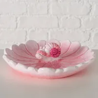 Boltze 2074839 bird bath Grey, Pink, Purple