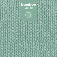 myBoshi Wolle Bamboo minze - Packungsgrösse: 1 Stück - Länge: 125 m - Material: Wolle - Bambus - Detailfarbe: Mint - Nadelstärke: 4 mm - Waschbar bei: 40 °C