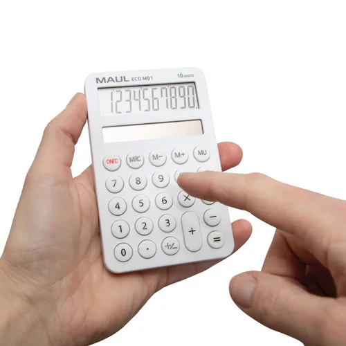 MAUL ECO MD 1 calculatrice Poche Calculatrice à écran Blanc
