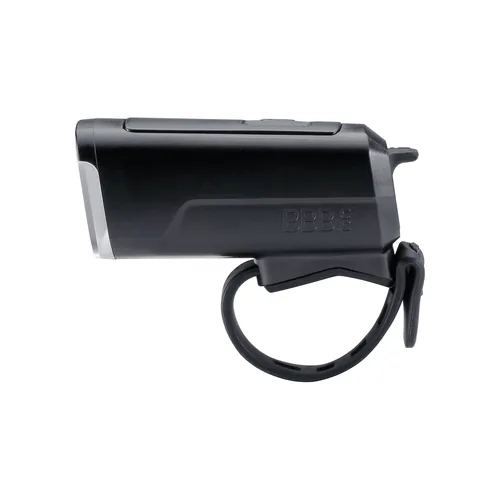 BBB Velolampe Frontlicht Stud50 Strap 200, 4 Modi - Betriebsart: Akkubetrieb - Lichtfarbe: Weiss - Montageart: Schraubklemme - Leuchten Kategorie: Vorderlicht - Leuchtmittel: LED - Lichtstärke: 200 lm