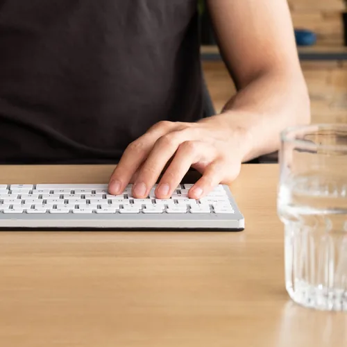 R-GO COMPACT BREAK ERGONOMIC KEYBOARD AZERTY (FR) BLUETOOTH W