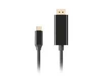 Lanberg CA-CMDP-10CU-0010-BK video cable adapter 1 m USB Type-C DisplayPort Black