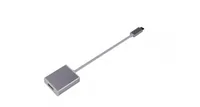 LMP Konverter USB-C - HDMI Silber - Kabeltyp: Konverter - Videoanschluss Seite A: USB Type-C - Videoanschluss Seite B: HDMI