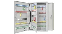 WEDO Schlüsselschrank mit Schlüsselöffnung, 150 Schlüssel - Produkttyp: Schlüsselschrank - Widerstandsfähigkeit: Keine Angabe - Detailfarbe: Grau