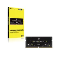 SO DDR4 16GB PC 2400 CL16 CORSAIR VENGEANCE Black retail