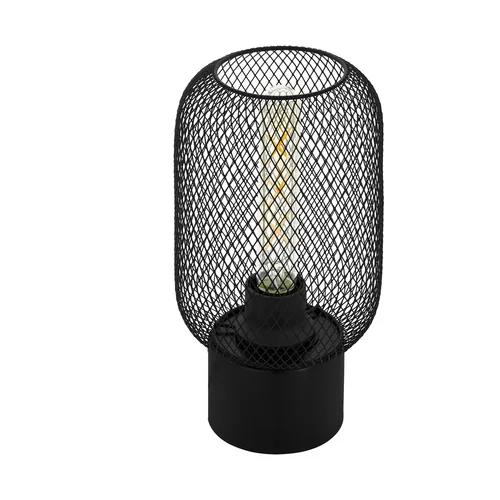 EGLO Leuchten Tischleuchte WRINGTON schwarz exkl. E27 1x60W - Betriebsart: Netzbetrieb - Lampensockel: E27 - Farbtemperatur Kelvin: Je nach Leuchtmittel - Zusätzliche Ausstattung: Keine - Gesamtleistung: 60 W - Dimmbar: nicht dimmbar