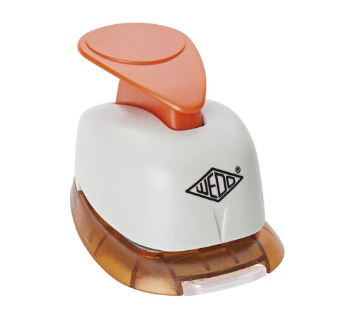Wedo Heart Shape craft punch Grey, Orange