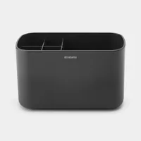 Brabantia Bad-Utensilienhalter ReNew Dunkelgrau - Befestigung: Keine - Detailfarbe: Dunkelgrau - Wandmontage: Nein - Utensilienhalter Typ: Bad Utensilienhalter - Detailmaterial: Kunststoff - Grundmaterial: Kunststoff