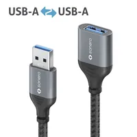 sonero USB 3.0-Verlängerungskabel USB A - USB A 0.5 m - Kabeltyp: Verlängerungskabel - Detailfarbe: Schwarz - USB Standard: 3.0/3.1/3.2 Gen 1 (5 Gbps) - Länge: 0.5 m - USB Anschluss 2 (Endgerät): USB A - Geschlecht Anschluss 2 (Endgerät): Female (Buchse)