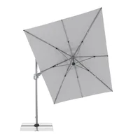 Doppler Active 260 x 350 Side Parasol résidentiel Rectangle Gris clair