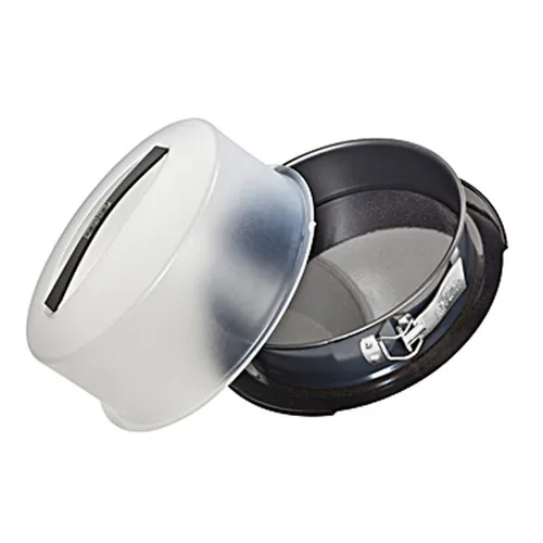 Zenker Springform mit Haube, Ø 28 cm - Materialtyp: Metall - Material: Stahl - Detailfarbe: Schwarz - Set: Nein - Backform Typ: Springform - Verpackungseinheit: 1 Stück