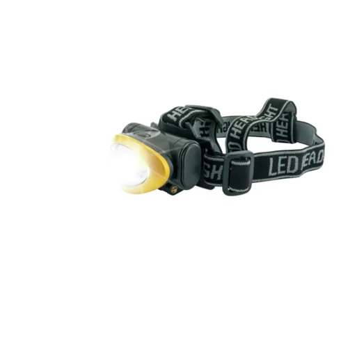 Schwaiger LED Stirnlampe 120 Lumen SchwarzGelb
