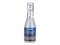 Partydeco Champagner-Konfetti-Kanone, Silber, 20.5 cm - Detailfarbe: Silber - Material: Polypropylen (PP)
