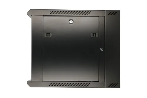 Extralink 6U 600X600 AZH WALL-MOUNTED RACKMOUNT CABINET SWING TYPE BLACK Rack monté sur le mur Noir