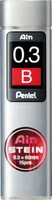 PENTEL Minen AINSTEIN B C273-BO 0,3mm 15 Stück