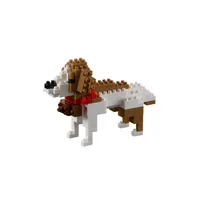 BRIXIES Bausteinmodell Bernhardiner Hund aus 121 Bausteinen - Anzahl Teile: 121 Teile - Altersempfehlung ab: 8 Jahren - Kategorie: Figuren/Tiere - Material: Kunststoff