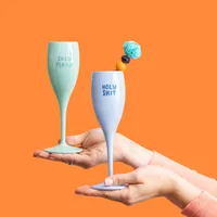 Koziol Sektglas Easy Peasy 100 ml, 1 Stück, Transparent/Weiss - Material: Kunststoff - Glas Typ: Sektglas - Detailfarbe: Transparent - Weiss - Höhe: 19.1 cm - Volumen: 100 ml