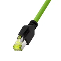 Logilink Industrial Patchkabel CAT6A PUR M12 auf RJ45 0,5 m
