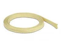 Delock Geflechtschlauch aus Aramid Fasern 2 m x 10 mm Gelb - Detailfarbe: Gelb - Breite: 10 mm - Länge: 2 m - Produkttyp: Kabel-Schutz - Ausstattung Kabelmanagement: Elastisch - Verpackungseinheit: 1 Stück