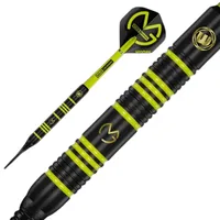 Winmau Dartpfeile Softdart MvG Ambition 3 Stück - Gewicht: 20 g - Verpackungseinheit: 3 Stück - Material: Messing - Detailfarbe: Schwarz - Grün - Dart Art: Soft Dart