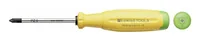 PB Swiss Tools Schraubenzieher SwissGrip Evo PZ 0 60 mm Gelb - Schraubenziehertyp: Pozidriv - Anwendungsbereich: Universal - Werkstatt - Grösse: 0