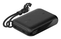 Belkin Powerbank BoostCharge mit Display 10000 mAh - Akkutyp: Lithium-Ion (Li-Ion) - Akkukapazität: 10000 mAh - Detailfarbe: Schwarz - USB Ladeanschluss (Output): 1 - USB-C PD: Ja - Max. Output USB-C PowerDelivery: 20 W