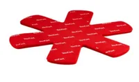 Tefal Pfannenschoner-Set 4-teilig 4 Stück, Rot - Material: Filz - Detailfarbe: Rot - Durchmesser: 38 cm