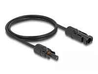Delock Anschlusskabel DL4 Stecker zu Buchse 4 mm², 1 m - Anschluss Seite B: DL4 Kompatibel mit MC4 - TS4 - QC4 - Anschluss Seite A: DL4 Kompatibel mit MC4 - TS4 - QC4