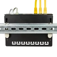 Logilink Hutschienenhalter, Metall, 2 Stück