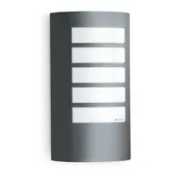 Steinel Wandleuchte L 12, E27, 60 W, Anthrazit - Smart Home: Nicht kompatibel - Dimmbar: nicht dimmbar - Anwendungsbereich: Outdoor - Betriebsart: Netzbetrieb - Zusätzliche Ausstattung: Keine - Lampensockel: E27