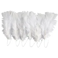 Creativ Company Federn Weiss, 18 Stück - Verpackungseinheit: 18 Stück - Material: Federn - Detailfarbe: Weiss - Produkttyp: Federn