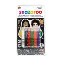 Snazaroo Zubehör Schminkstifte Halloween, 6 Stück - Produktart Styling: Zubehör - Set: Ja - Detailfarbe: Grün - Lila - Orange - Rot - Schwarz - Weiss