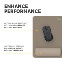 Fellowes Breyta 100142564 mouse pad Sand