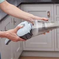 BLACK+DECKER Akku-Handsauger Dustbuster Blau/Grau - Fassungsvermögen: 390 ml - Staubsauger Typ: Akku-Handstaubsauger - Nasswischfunktion: Nein - Ladezeit: 600 min - Max. Laufzeit: 10 min - Spannung: 7.2 V