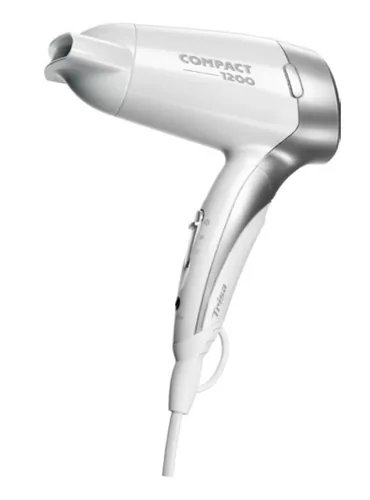Trisa Compact 1200 hair dryer 1200 W Silver, White