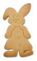 Städter Guetzli-Ausstecher Hasenmädchen, Edelstahl, 8.5 cm - Materialtyp: Metall - Material: Edelstahl - Verpackungseinheit: 1 Stück - Produkttyp: Guetzli-Ausstecher - Detailfarbe: Silber