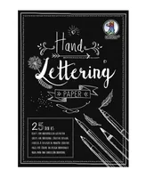 URSUS Zeichenblock Handlettering  A5, 210 g/m², 25 Blatt, Schwarz - Papierformat: A5 - Produkttyp: Zeichenblock - Anwender: Künstler