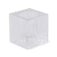 Pajoma Kerzenhalter Welle 1 Stück, Transparent - Detailfarbe: Transparent - Höhe: 4 cm - Detailmaterial: Glas - Grundmaterial: Glas