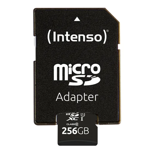 Intenso microSDXC          256GB C10 UHS-I U1 Performance Adapte