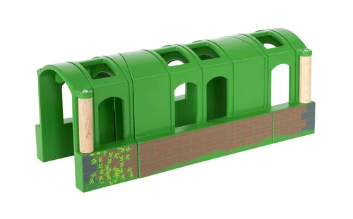 BRIO Eisenbahn Flexibler Tunnel - Kategorie: Brücken & Tunnel - Altersempfehlung ab: 3 Jahren - Material: Kunststoff - Holz - Eigenschaften: Keine Eigenschaft - Zertifikate: FSC