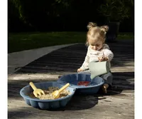 Smoby Life Doppel-Sandspielmuschel 6 Teile - Altersempfehlung ab: 18 Monaten - Detailfarbe: Mehrfarbig - Anzahl Teile: 6 Teile - Eigenschaften: Keine Eigenschaft