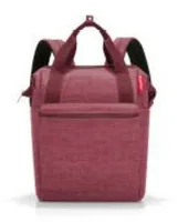 Reisenthel Rucksack Allrounder R Twist Maroon - Volumen: 12 l - Rucksack Typ: Freizeit-Rucksack - Zielgruppe: Herren - Damen - Eigenschaften: Aus recyceltem Material - Zertifikate: amfori BSCI - Helm Fixierung: Nein