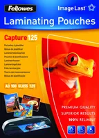 Fellowes Laminierfolie A3, 125 µm, 100 Stück, Glänzend - Mediengewicht: 125 µm - Folien Anwendungsbereich: Heisslamination - Folien Effekt: Glänzend - Papierformat: A3 - Zubehörtyp: Laminierfolie
