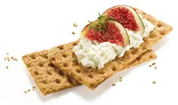 Roland Snacks Knäckebrot Gourmet Sesam glutenfrei 230 g - Produkttyp: Knäckebrot - Nährwertangabe pro: 100 g - Energiegehalt (in kj): 1859 KJ - Energiegehalt (in kcal): 443 Kcal - Fett: 16 g - Davon gesättigte Fettsäuren: 1 g