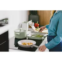 BergHOFF Grillpfanne Leo Balance Sage 28 cm - Material: Aluminium - Pfannentyp: Grillpfanne - Kompatible Kochfelder: Gas - Halogen - Induktion - Elektro - Antihaftbeschichtung: Ja - Detailfarbe: Grün - Set: Nein