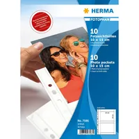Herma fotophan 10x15 quer   weiß 10 Blatt                    7586