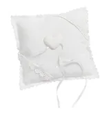 HobbyFun Hochzeitsaccessoire Ringkissen 14 cm, Weiss - Packungsgrösse: 1 Stück - Produkttyp: Hochzeitsaccessoire - Material: Stoff - Detailfarbe: Weiss - Motto: Hochzeit