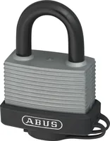 Abus Vorhängeschloss 70AL/45 Silber Aluminium - Schlossart: Schlüssel - Set: Nein - Aussenanwendung: Ja